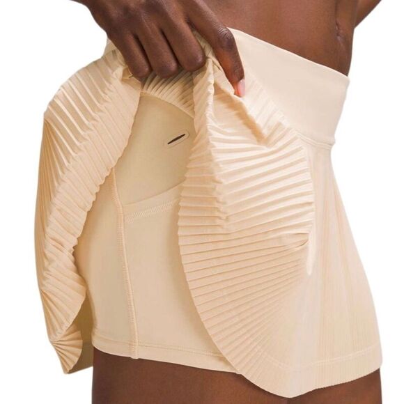 …Lululemon Pleat to Street Mid-Rise Skirt Summer Glow - Picture 1 of 14